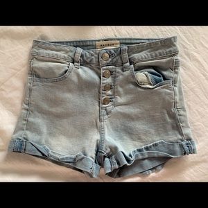 PacSun 4-button super stretch shortie